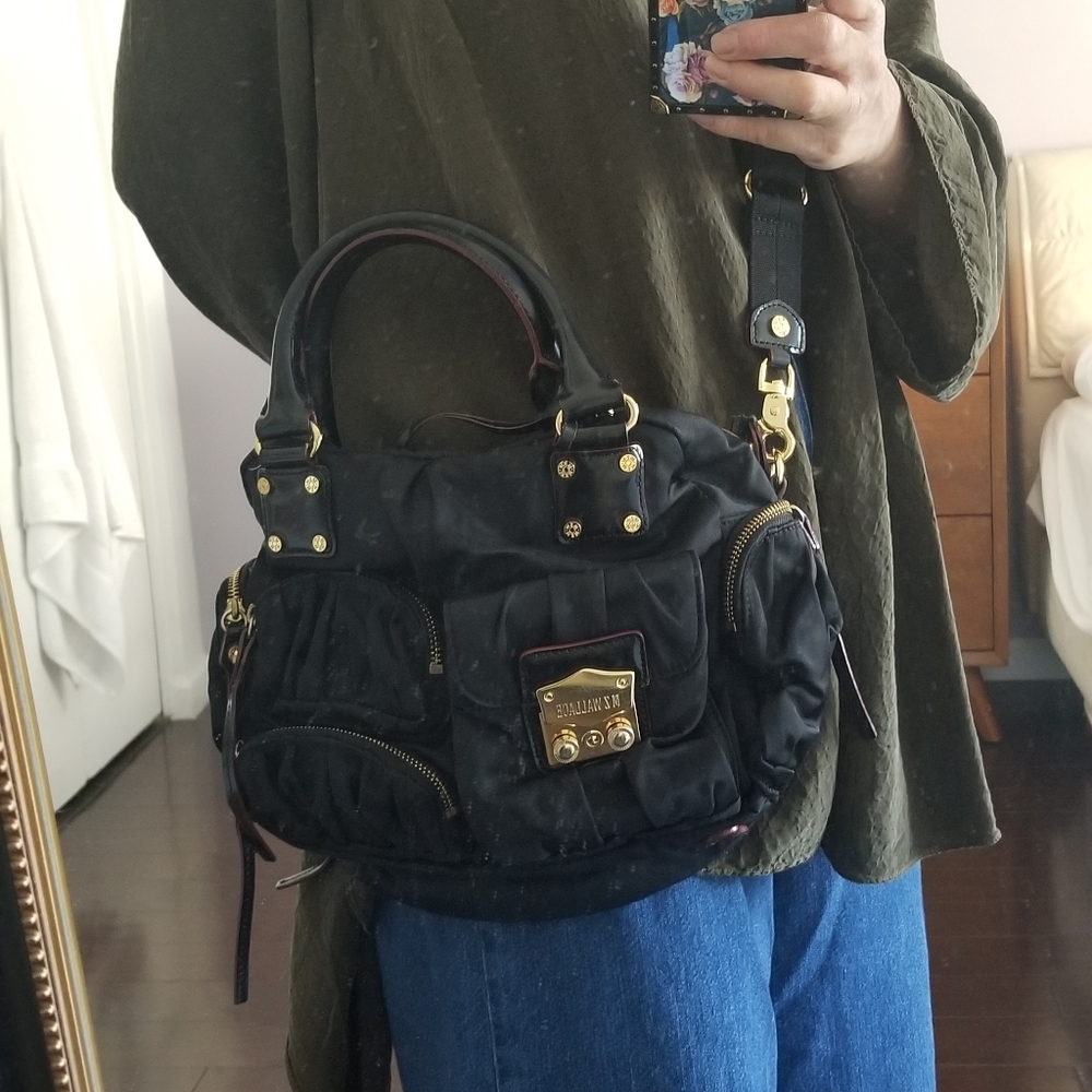 MZ WALLACE BAG with detachable pouch.